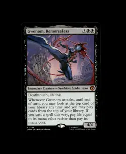 Gwenom, Remorseless Marvel's Spider-Man Foil Promo - Image 1