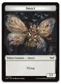 Insect (0005) Token #5 (NM) Duskmourn DSK Magic MTG - Image 1