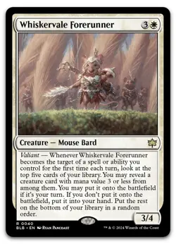 Whiskervale Forerunner #40 (NM) Bloomburrow BLB Magic MTG - Image 1