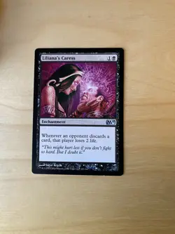 Liliana's Caress (LP) Magic 2011 (M11) - Regular Finish MTG - Image 2
