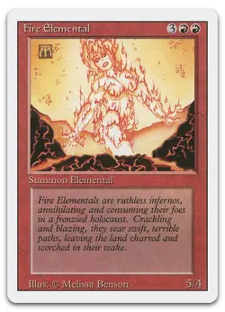 Fire Elemental (NM) Revised Edition 3ED Magic MTG - Image 1