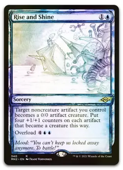 Rise and Shine (Showcase) #340 (Foil) (NM) Modern Horizons 2 MH2 Magic MTG - Image 1