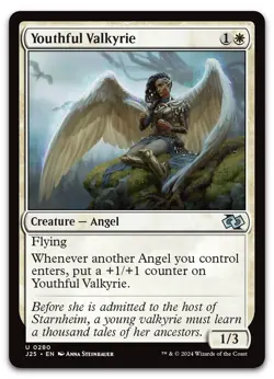 Youthful Valkyrie #280 (NM) Foundations Jumpstart J25 Magic MTG - Image 1