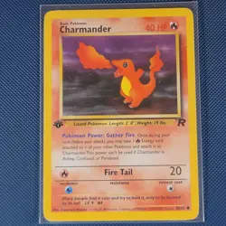Pokemon Cards - Charmander 50/82 - Team Rocket 1st Edition WOTC - NM - Image 1