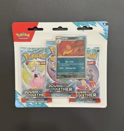 Pokemon TCG Journey Together 3 Pack Blister Factory Sealed - Image 1