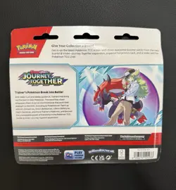 Pokemon TCG Journey Together 3 Pack Blister Factory Sealed - Image 2