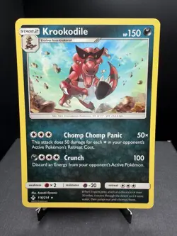 Pokemon TCG SM Unbroken Bonds Krookodile 116/214 Regular Rare NM! - Image 1