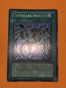 Cyberdark Impact! TAEV-en054 Secret NM/M NM/Mint 1st Edition Misprint Holo Bleed - Image 1