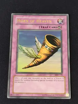 Horn Of Heaven MRD-130 Yu-Gi-Oh Card Ultra Rare Unlimited Lightly Played LP - Image 1