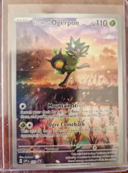 Pokemon Teal Mask Ogerpon SVP 123 – Promo Holo – Near Mint – Scarlet & Violet - Image 1