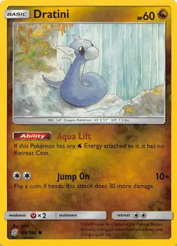 Dratini 148/236 Common Unified Minds Pokemon Reverse Holo Near Mint - Image 1