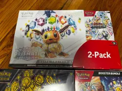 Pokemon Prismatic Evolutions & Surging Sparks Etb Costco Bundle - Image 2