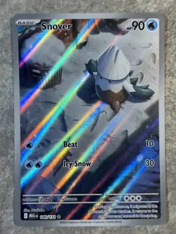 Snover 140/132 Me01: Pokemon TCG Mega Evolution Holo Rare IR (Near Mint) NM 3 - Image 1