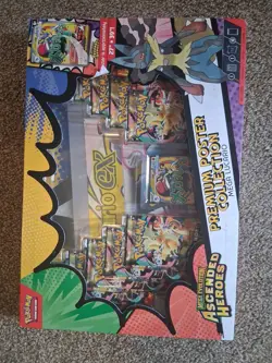 Pokemon Mega Evolution Ascended Heroes Premium Poster Collection Mega Lucario - Image 1