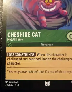 Cheshire Cat - Not All There 71/204 Uncommon The First Chapter Disney Lorcana - Image 4