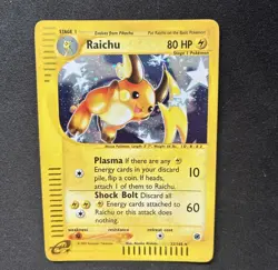 Raichu 25/165 Expedition Base Set Holo Rare Pokemon E Series Card TCG - Image 1