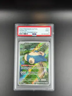 Snorlax 051- 151 ETB Promo PSA 9 Pokemon Card - Image 1