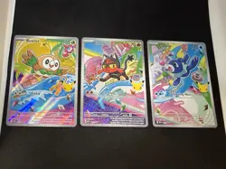 3 x First Partner Generation Pokemon Cards TCG - Image 1