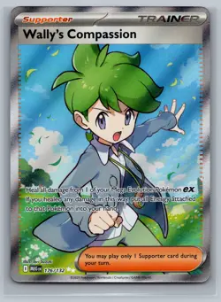 Wally's Compassion ME01: Mega Evolution #176/132 Ultra Rare,Holo Pokemon Card - Image 1