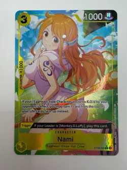 Nami ST29-008 One Piece Card Game Egghead Straw Hat Crew Foil NM Starter Deck 29 - Image 1