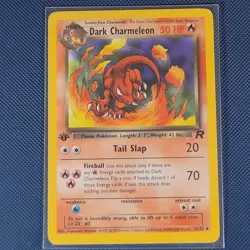 Pokemon Cards - Dark Charmeleon 32/82 - Team Rocket 1st Edition WOTC - NM - Image 1