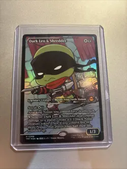 Dark Leo & Shredder (Showcase Foil) - 0289 - TMT Teenage Mutant Ninja Turtles NM - Image 1