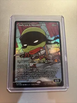 Dark Leo & Shredder (Showcase Foil) - 0289 - TMT Teenage Mutant Ninja Turtles NM - Image 2