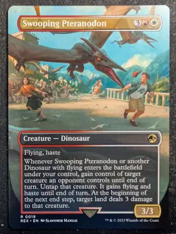 Swooping Pteranodon - Borderless - Jurassic World Colelction REX (MTG) - Image 1