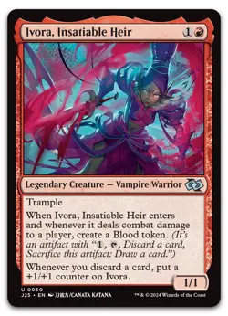 Ivora, Insatiable Heir (Anime) #50 (NM) Foundations Jumpstart J25 Magic MTG - Image 1
