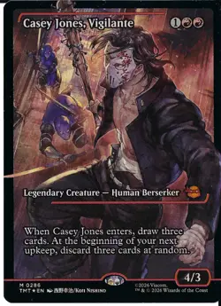 1x Casey Jones, Vigilante - Teenage Mutant Ninja Turtles - [TMT 0286) (Showcase) - Image 1