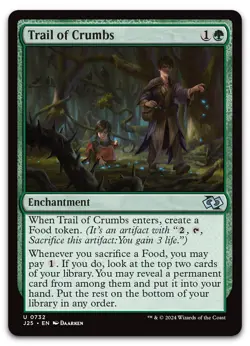 Trail of Crumbs #732 (NM) Foundations Jumpstart J25 Magic MTG - Image 1