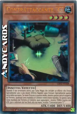 CONTRATTACCANTE C • (Retaliating C) • Ultra R • GFP2 IT108 • 1Ed • YUGIOH! - Image 1