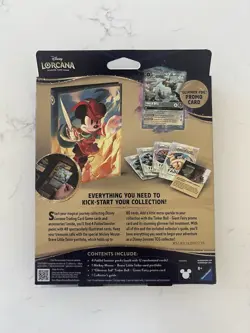 Disney Lorcana Fabled Collection Starter Set Tinker Bell Promo + 4 Packs Sealed - Image 2