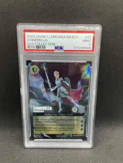 2024 Disney Lorcana EN D23 Collection #02 Cinderella PSA 9 MINT - Image 1