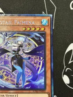 Dracotail Faimena JUSH-EN002 Collector's Rare 1st Ed YuGiOh Card - Image 3
