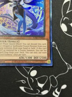 Dracotail Faimena JUSH-EN002 Collector's Rare 1st Ed YuGiOh Card - Image 4