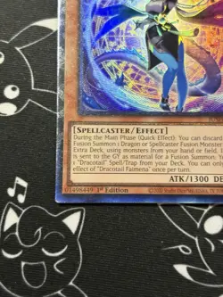 Dracotail Faimena JUSH-EN002 Collector's Rare 1st Ed YuGiOh Card - Image 5