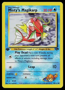 Pokemon Card - Misty's Magikarp Gym Challenge 88/132 Common 1st Edition - Image 1