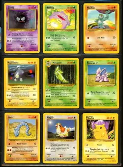 1999 Pokemon BASE SET Unlimited Edition COMPLETE Non Holo UNCOMMON COMMON Cards - Image 5