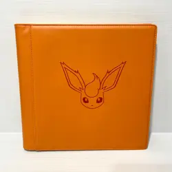 Official Pokemon Flareon 12-Pocket Card Binder - 480-Slot - Free Postage - Image 1