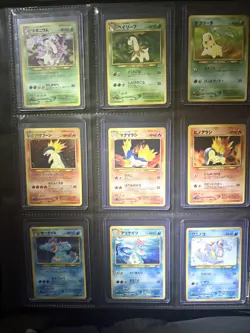 Pokemon Japanese 2nd Gen Starter Lot | Feraligatr Meganium Typhlosion | Full Set - Image 1