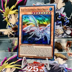 Yugioh Blue-Eyes Alternative White Dragon RA02-EN010 Super Rare 1st Ed Near Mint - Image 1
