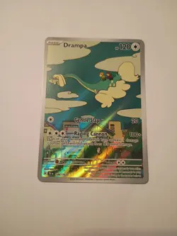Pokemon Drampa 184/162 | Sv05: Temporal Forces Illustration Rare Holo NM - Image 1