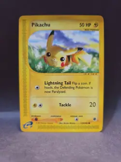 💥💥💥2002 POKEMON TCG EXPEDITION SET PIKACHU #124/165💥💥💥 - Image 1