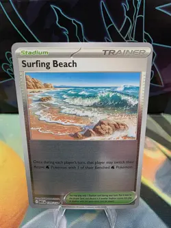 Surfing Beach - 129/132 - Uncommon - Mega Evolution - Reverse Holo - NM/M - MEG - Image 1