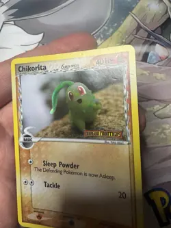 CHIKORITA 44/101 EX Dragon Frontiers Delta species holo - check corner - Image 2