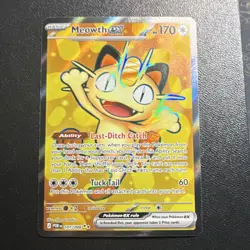 Pokemon Meowth EX Full Art Ultra Rare Holo 107/088 English perfect order - Image 1