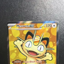 Pokemon Meowth EX Full Art Ultra Rare Holo 107/088 English perfect order - Image 3