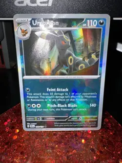 Pokemon Umbreon Sv: Prismatic Evolutions 059/131 Holo Rare 110 HP Pitch-Black B… - Image 1
