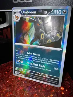 Pokemon Umbreon Sv: Prismatic Evolutions 059/131 Holo Rare 110 HP Pitch-Black B… - Image 2